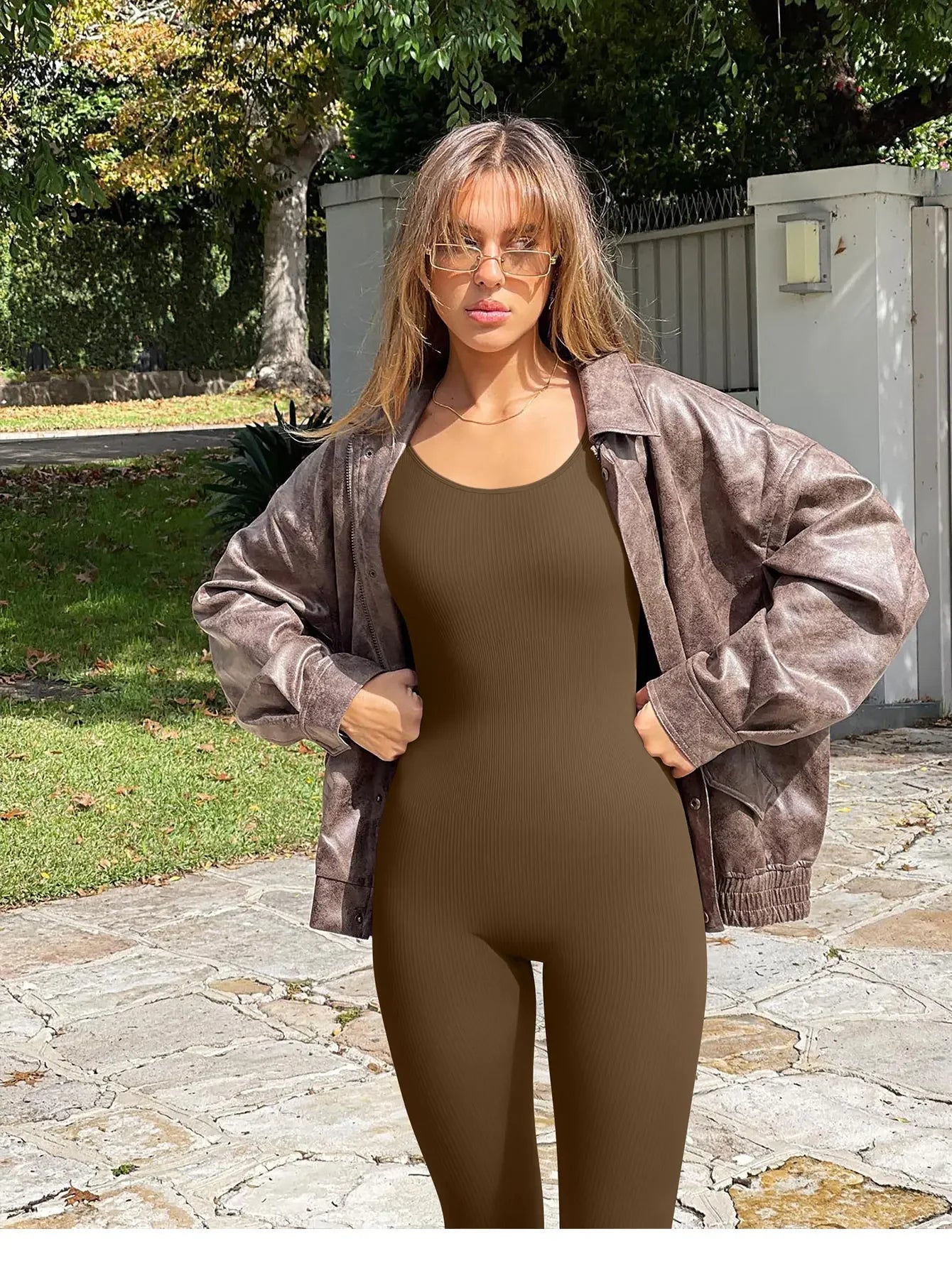 Women's Yoga Jumpsuit Seamless Sports Yoga Bodysuit Fashionable Fitness Sportwear Yoga Romper Badiee Stylez