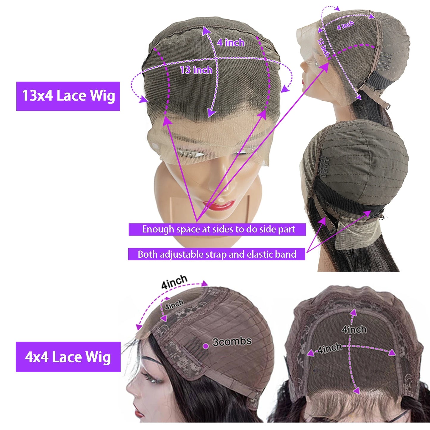 250% Density Short Bob Wig Human Hair 13x4 Lace Front Wigs Glueless Lace Frontal Wig Deep Wave Jerry Curly Wig For Black Women