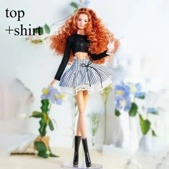 LX1006 Beautiful dress clothes gifts for your 1/6 babi Xianxian xinyi fr fr2 mizi Mengfan dolls KD36 clothes only 6 No doll included