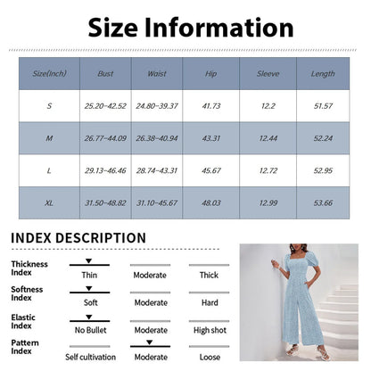 Bohemian Vacation Holiday Jumpsuit Women Pleated Wide Leg Rompers Chiffon Print Ethnic Playsuit Summer Casual Jumpsuits Badiee Stylez