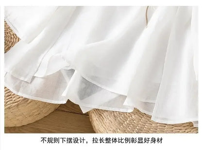 Thin Streetwear Vintage Clothes Ethnic Style Cotton Linen Shirts for Women Clothing Top Tshirt Tees Fashion Casual Embroidery