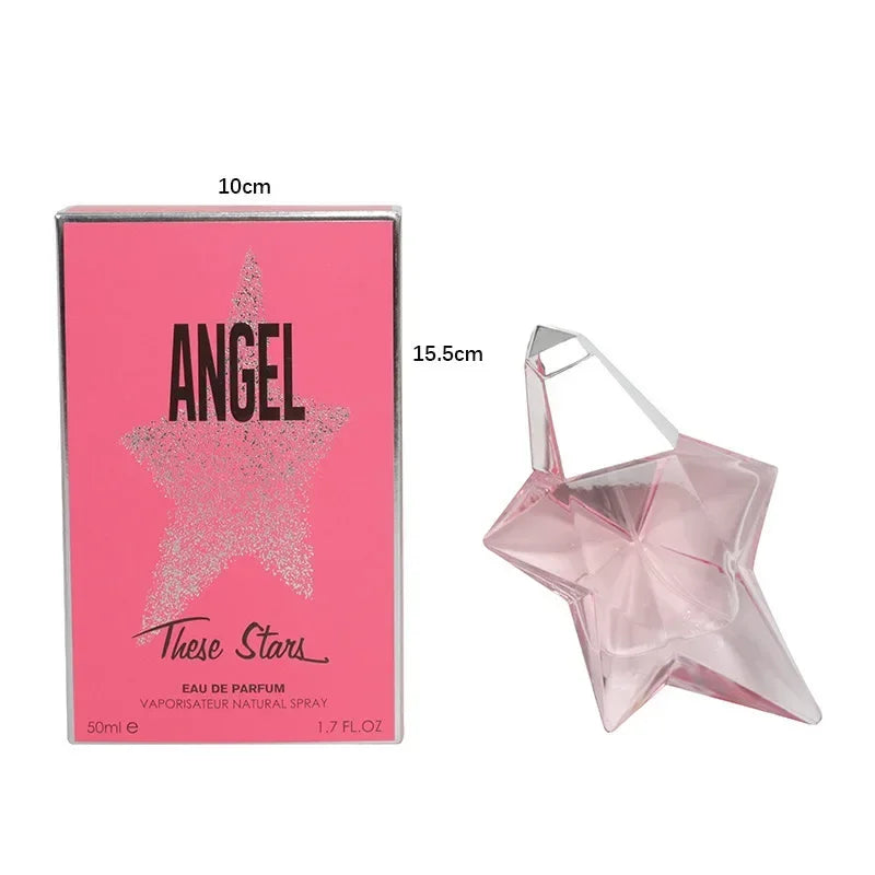 50ML Angel Eau De Parfum Refillable Spray Standing Star New Pheromone Elegant Charm Fresh Natural Vitality Perfume Spray - Badiee Stylez