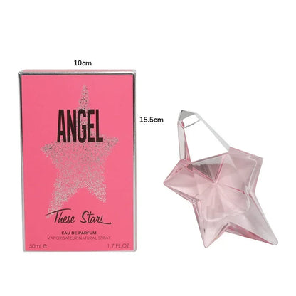 50ML Angel Eau De Parfum Refillable Spray Standing Star New Pheromone Elegant Charm Fresh Natural Vitality Perfume Spray - Badiee Stylez