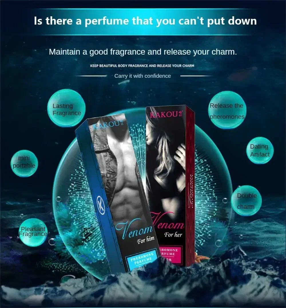 10ml Perfume for Men Women Ball Perfume Women Pheromone Men'S Essential Oil Perfume Attracts The Opposite Sex Lasting Fragrance - Badiee Stylez