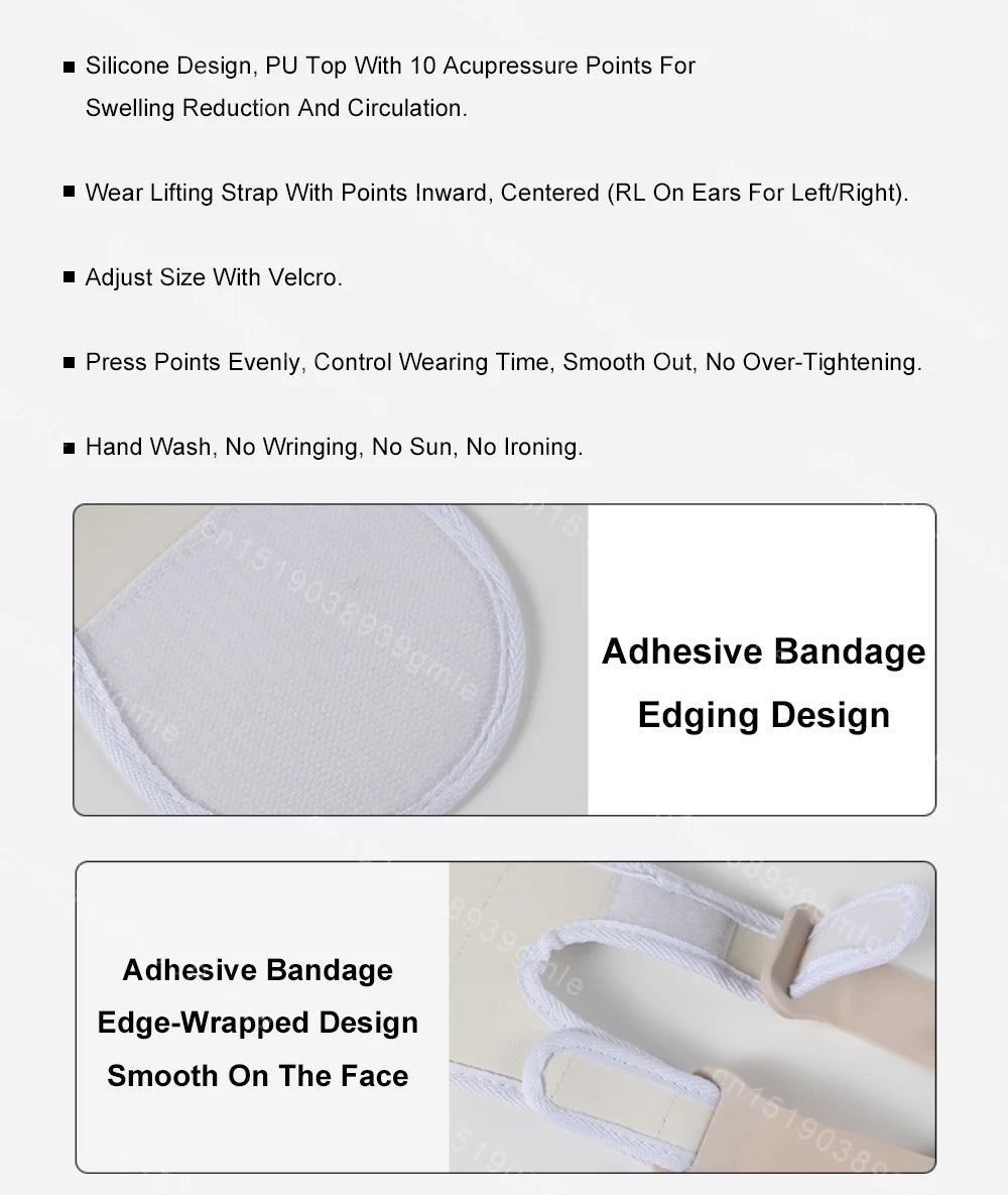 Silicone Face Slimming Bandage Women Chin Cheek Lift Up Belt V Line Face Shaper Facial Anti Wrinkle Strap Skin Care Beauty Tools