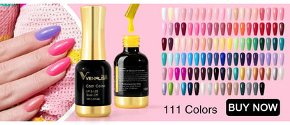 VENALISA Nail Gel Polish 7.5ml Super Glossy Glitter Gellack Great Coverage Soak Off UV LED Semi Permanent Beauty Nail Manicure