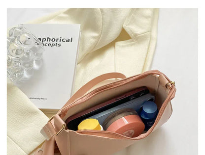 Mini Fashion Female Underarm Shopping Bag Retro Casual Women Totes Shoulder Bags Female Leather Solid Color Handbag for Women