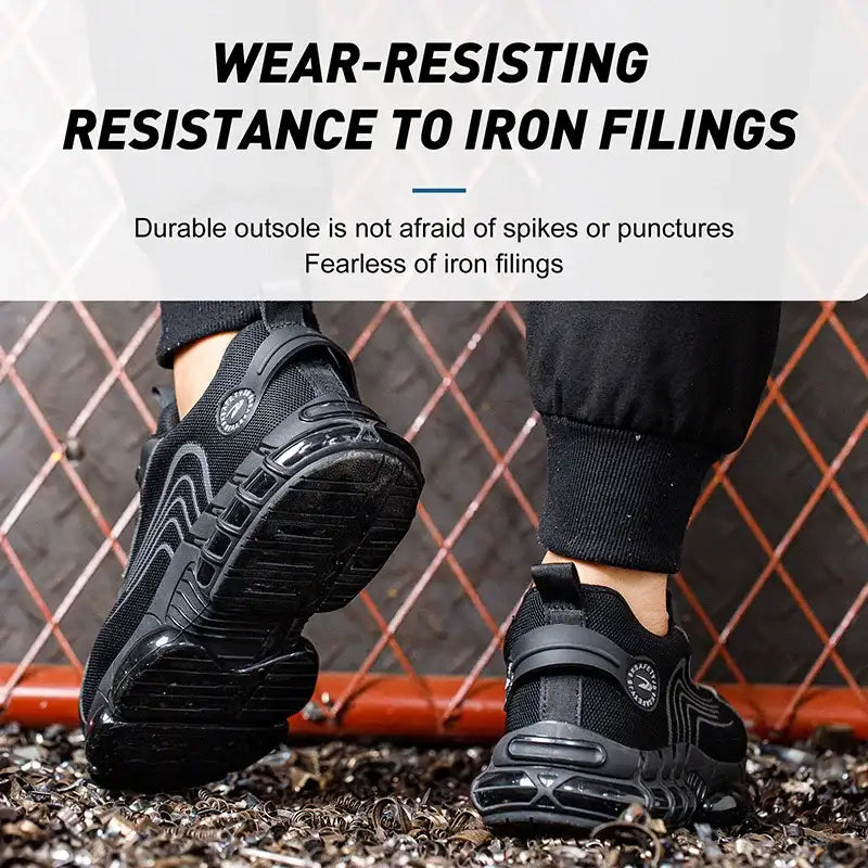 Lightweight Safety Shoes Men Women Work Shoes Steel Toe Cap Working Boots Sneakers Man Women Breathable Shoes Tactical Boots