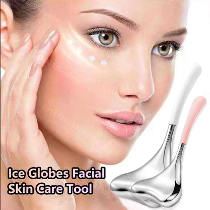 Ice Globes Facial Skin Care Tool Massager Facial Eyes Stainless Steel Beauty Cryo Sticks Cooling Spa Globes Beauty Face Spa Ball