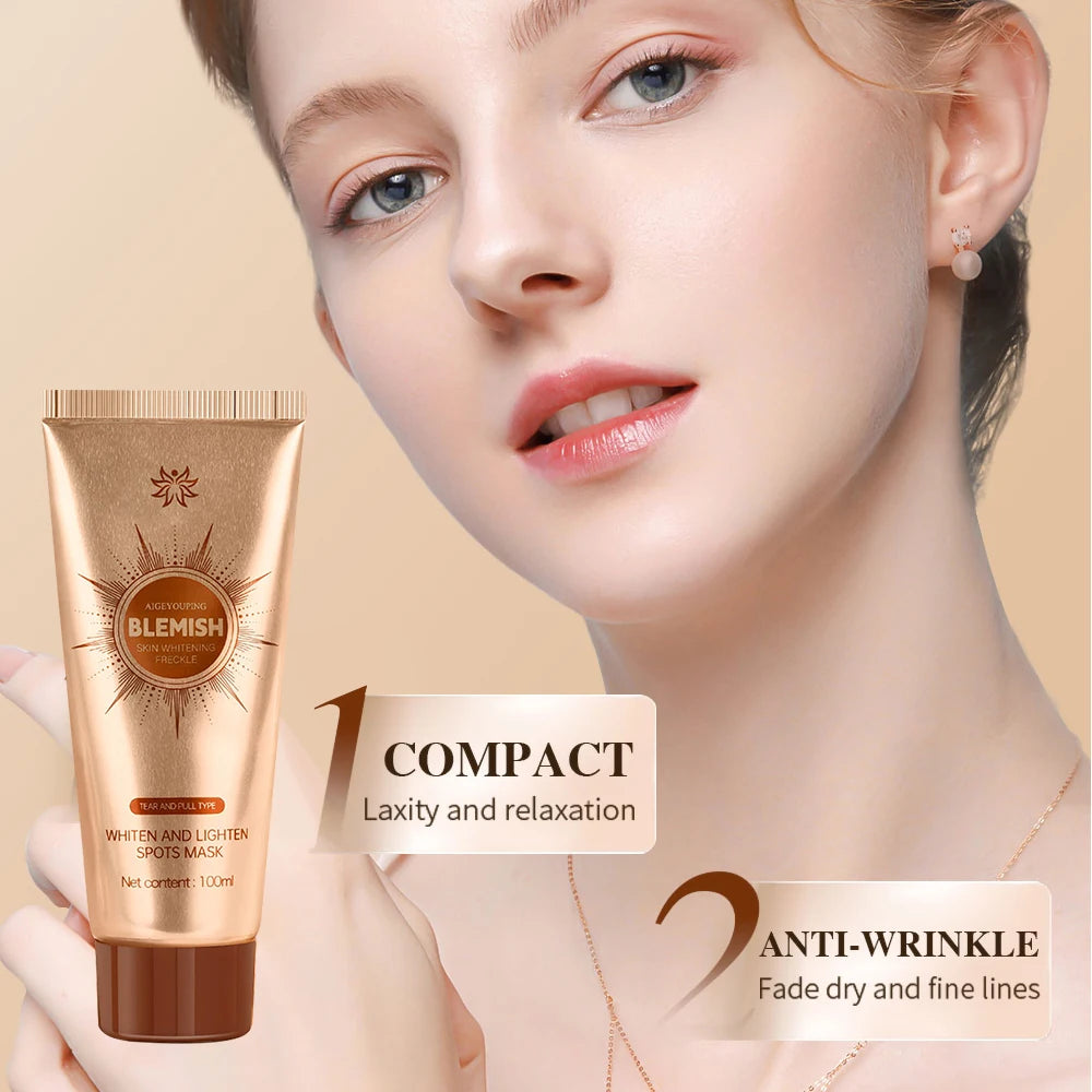 Peel-off Facial Mask Korean Skincare Wrinkles Remover Shrink Pores Deep Hydrating Overnight Mask Face Moisturizing Brightening