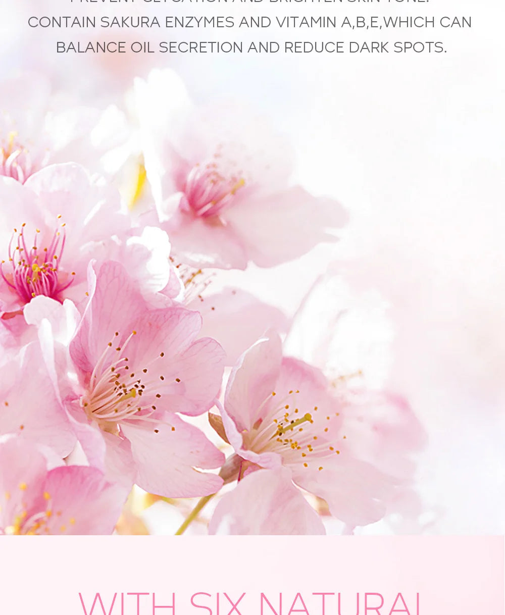 100pcs Sakura Moisturizing Sleeping Masks Travel Night Cream Facial Nourishing Improve Roughness & Dryness Skin Care Products