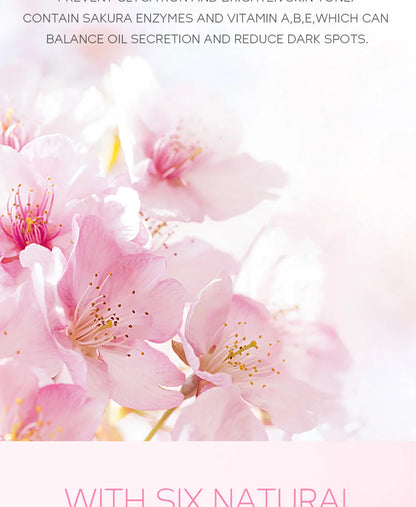 100pcs Sakura Moisturizing Sleeping Masks Travel Night Cream Facial Nourishing Improve Roughness & Dryness Skin Care Products