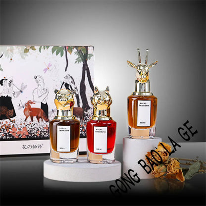 Luxury Brand Perfume Women 75ml Cologne Men Parfums Homme Plant Floral Scent Spray Pheromone Perfumes De Mujer Gift Box 3Pcs Set - Badiee Stylez