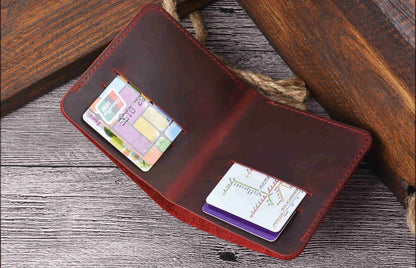 Genuine Leather Clutch Wallets Bifold Purse Vintage Crazy Horse Leather Men wallets Retro Coin Pocket Women Men Wallets