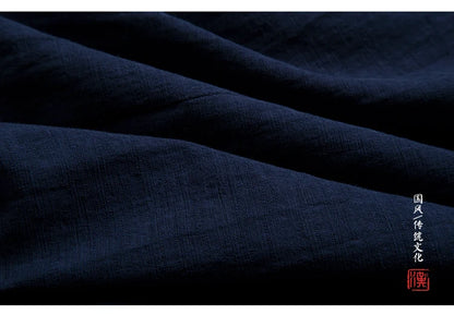 Chinese Traditional Clothing Hanfu Vest Men Linen Cotton Sleeveless Top Men's Tang Suit Kimono Cardigan Men's Slit Top