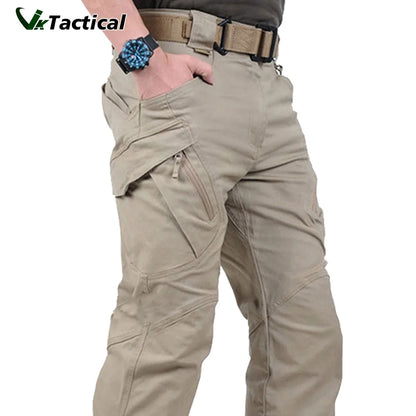City Tactical Cargo Pants Classic Outdoor Hiking Trekking Army Tactical Joggers Pant Camouflage Military Multi Pocket Trousers - Badiee Stylez