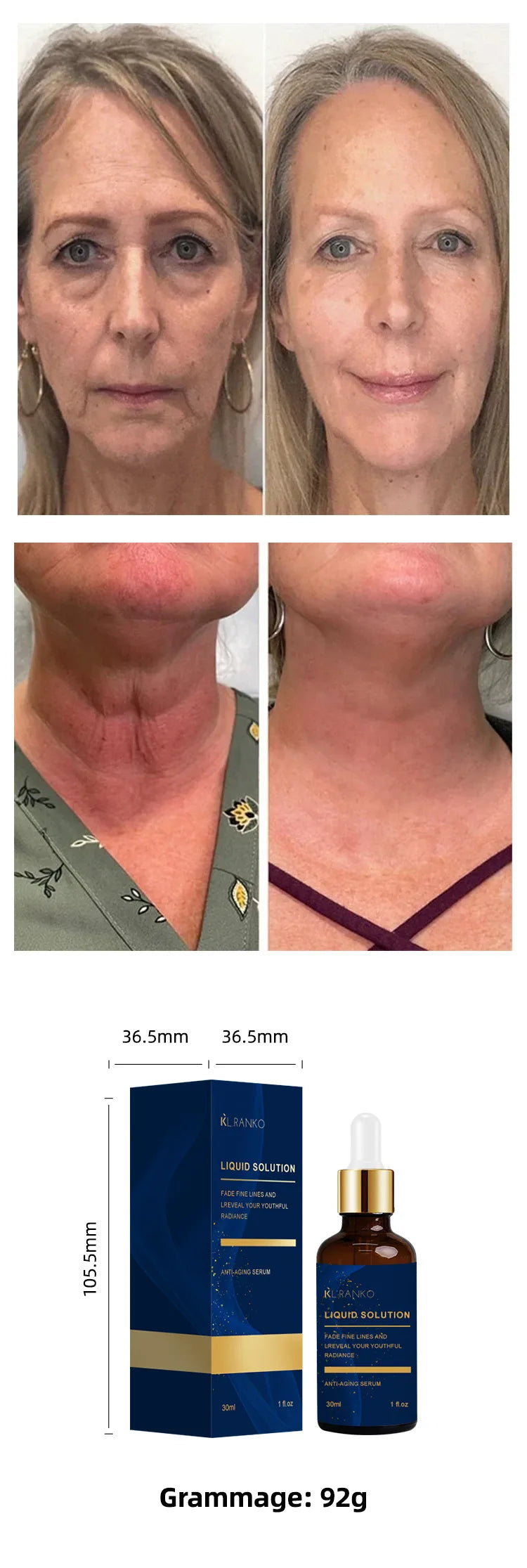 Niacinamide Wrinkle Remover Serum Firming Lifting Face Care Anti-Aging Fade Fine Lines Smooth Skin Beauty Facial Essence Liquid