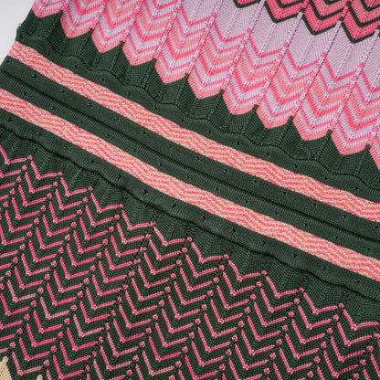 Luxury Brand Design Knitted Zigzag High Elasticity Color Sleeveless Long Maxi Dress Women Arab Africa Popular Boho Lady Skirt Badiee Stylez