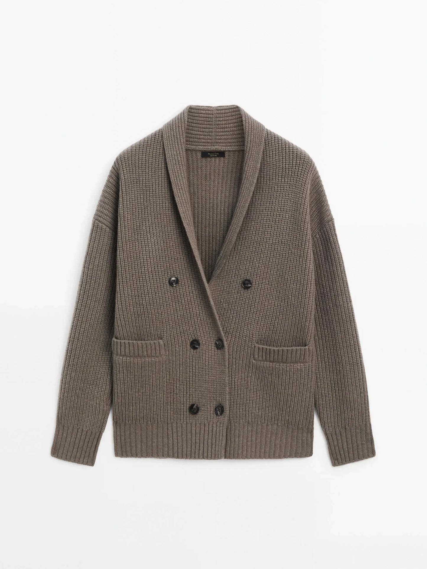 Ethereal costume 2025 massidutti spring new style of Old Money Wind Casual British Soft Double-Breasted V-Neck Knitted Cardigan