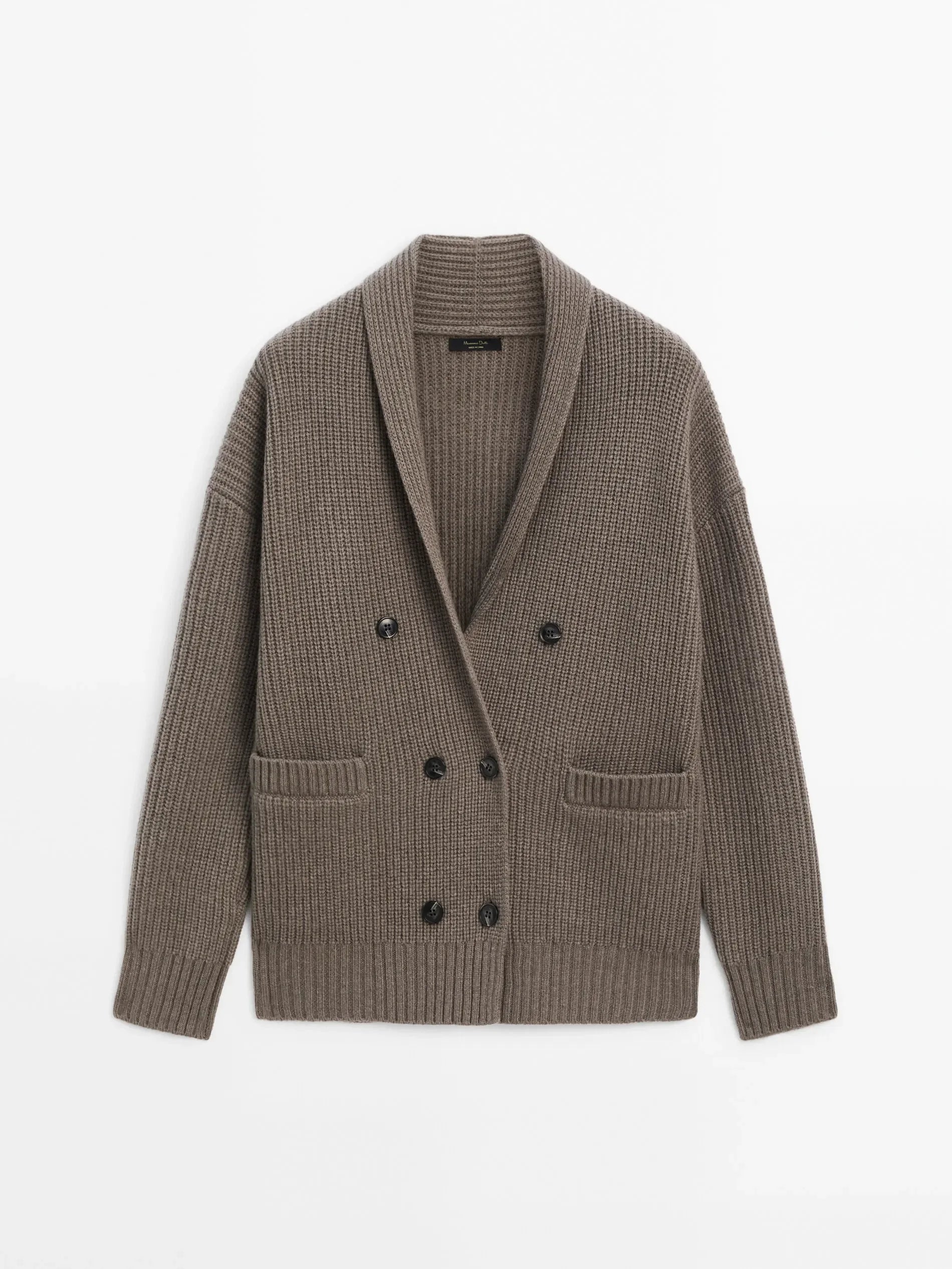 Ethereal costume 2025 massidutti spring new style of Old Money Wind Casual British Soft Double-Breasted V-Neck Knitted Cardigan