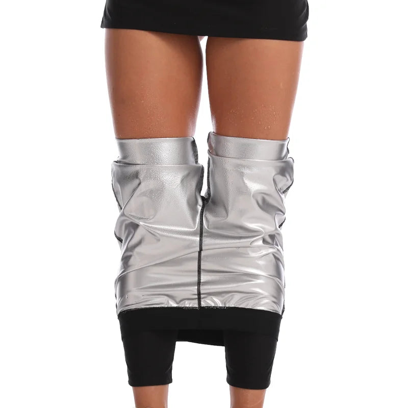 Women Hot Thermo Sauna Sweat Pants Body Shapers High Waist Shaping Pants Thigh Shapewear Fat Burning Fitness Gym Sport Leggings