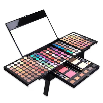 78-194 Colors Makeup Full Kit Eyeshadow Blush Highlight Powder Set Matte Glitter Waterproof Makeup For Women Korean Cosmetics 194 Colors