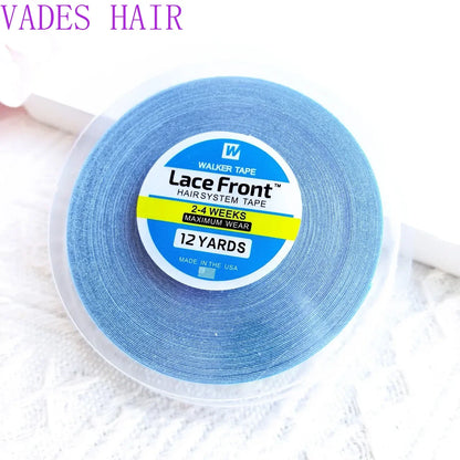 12 Yards/Roll Hair System Tape For Hair Extensions No Shine Bonding Double-Sided Lace Front Wig Tape Adhesive Replace Tape
