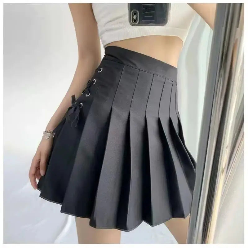 Fashion Clothes Women's College Style Short Skirt Versatile Chic Pleated Skirt High Waist Female Student Small Fresh Mini Skirt Badiee Stylez