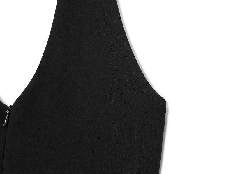 MUJER 2025 Long Jumpsuit Woman Flared Fitness Jumpsuits for Women Black Summer Woman Jumpsuit Sexy Sleeveless Backless Overalls Badiee Stylez