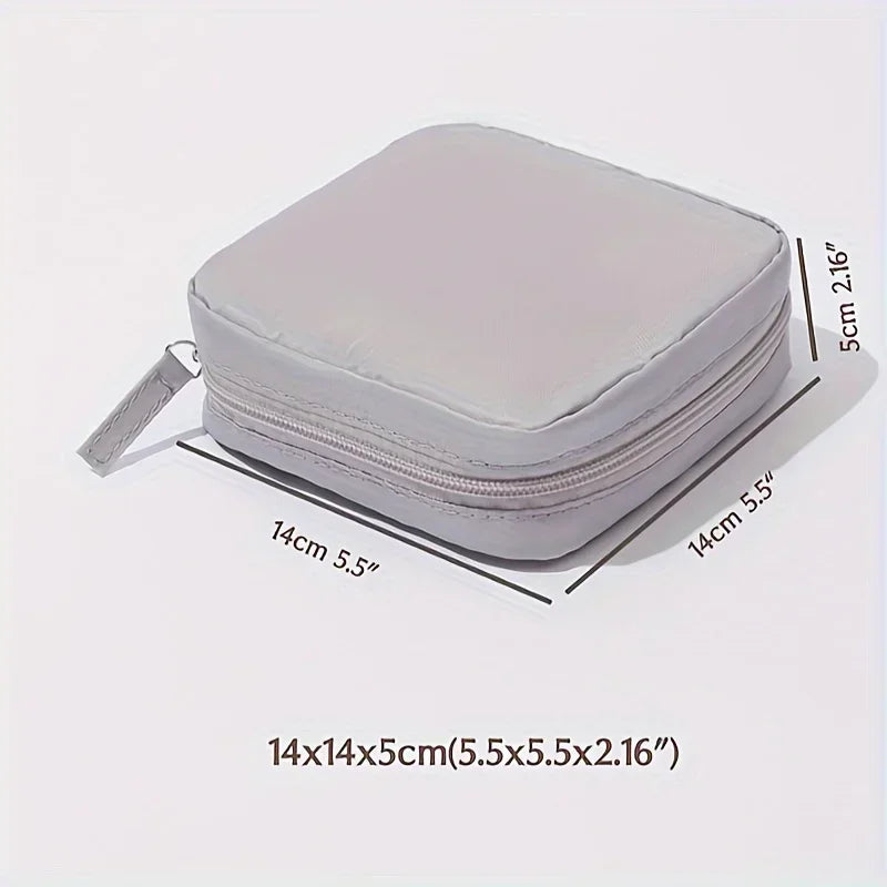 1pc Water-Resistant Feminine Product Pouch - Portable Period Kit Bag with Discreet Sanitary Napkin Storage, Menstrual Cup Pouch Badiee Stylez