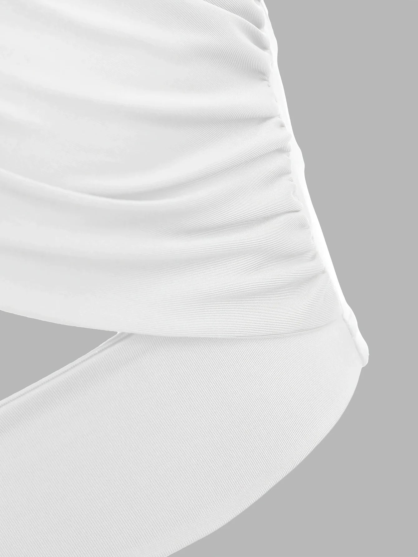 Europe and the United States solid color hanging neck small tube top hollowed out umbilical slim hot girl suspender vest