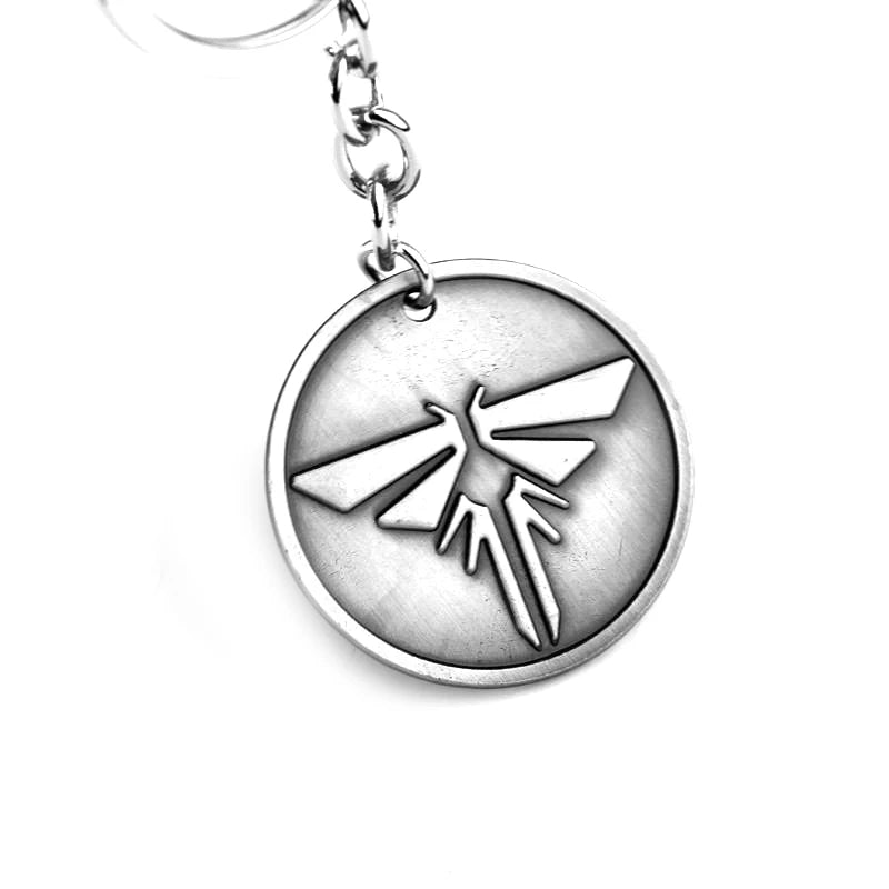 The Last Of Us 2 Necklace Keychain Firefly Logo Letter Dogtag Joel Ellie Tess Pendant Retro Hot Game Jewelry Men Women Wholesale Badiee Stylez