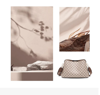 FOXER Monogram Women Shoulder Tote Bag 2025 Fashion Commuter Female Large Crossbody Purse for Mom