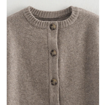 MUJER Cape Cropped Cardigan for Women Knitted Short Sweaters Cardigans Women Fashion Button Knitwear Women Cloak Women's Sweater