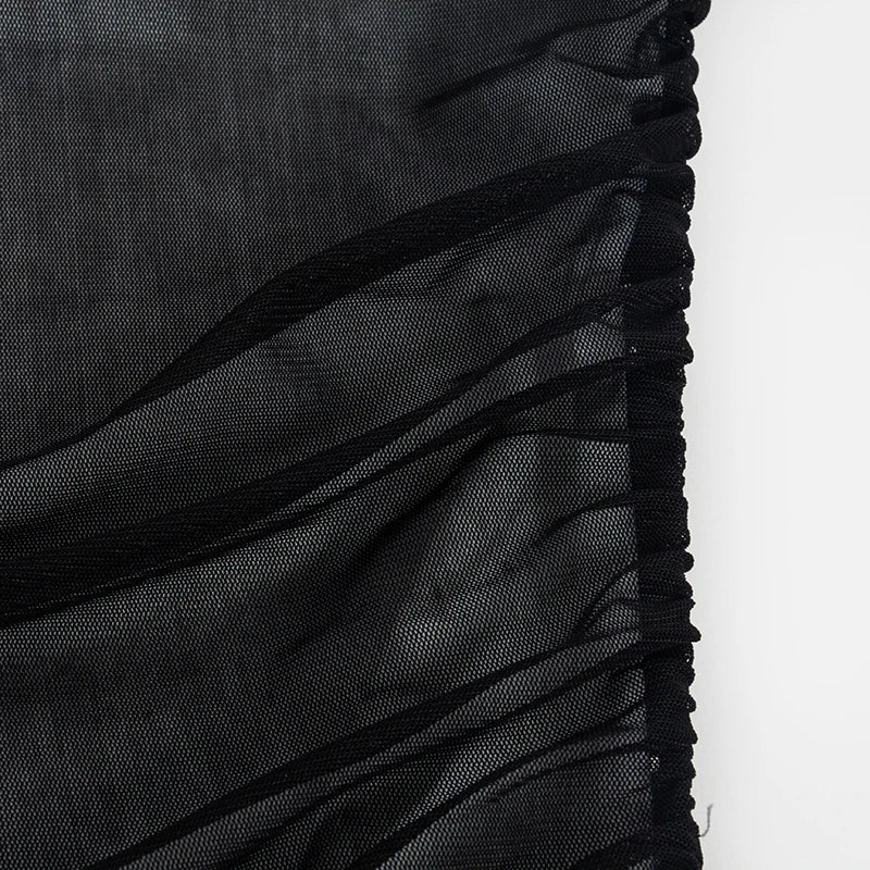 European and American foreign trade 2024 summer new solid color sleeveless strapless ribbon short slim and sexy dress