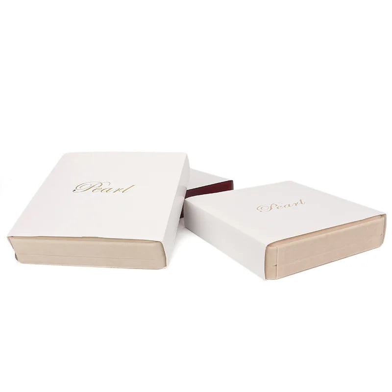 Velvet Pearl Necklace Gift Display Jewelry Set Box Wedding Ring Earring Bracelet Jewellery Packaging Storage Organizer Wholesale