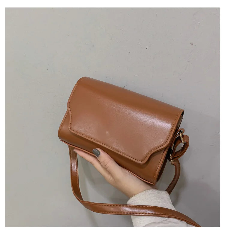 Mini Crossbody Bag for Women PU Leather Shoulder Bags Luxury Designer Handbag Fashion Female Messenger Small Square Pocket