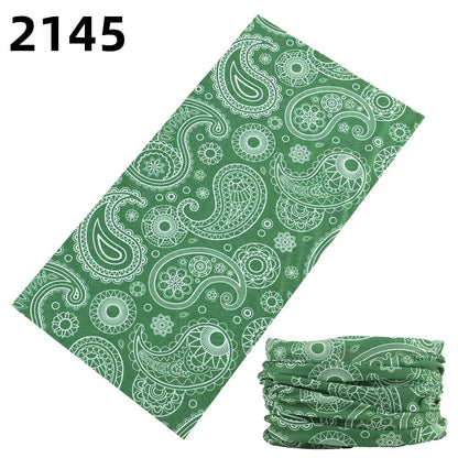 2101Unisex Climbing Hiking Scarf Sport Headwear Bandanas Motorcycle Turban Hand Band Magic Scarves Outdoor Cycling Headband Mask 2145