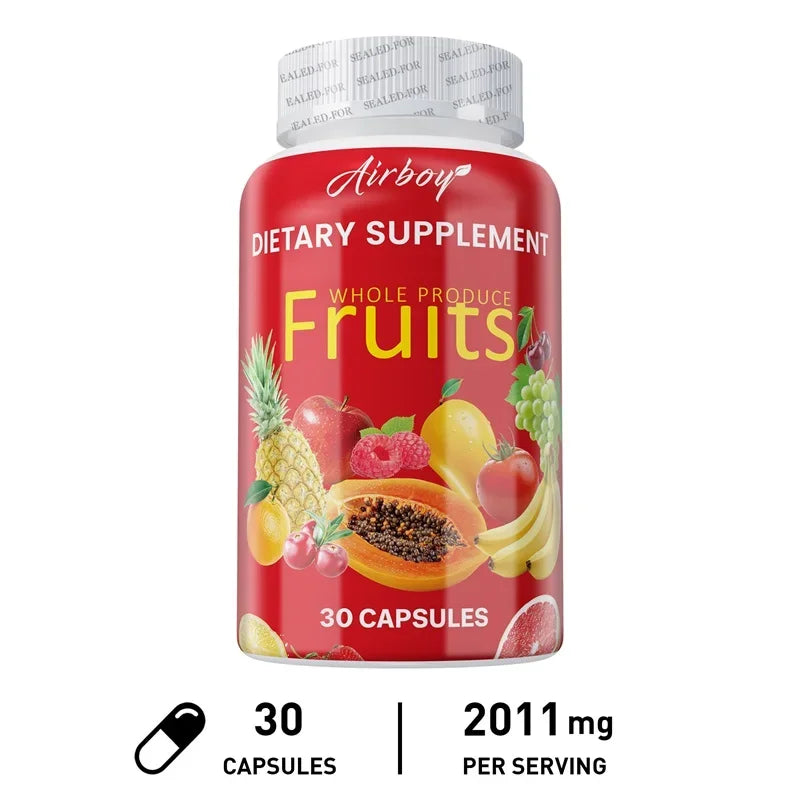 Fruit Capsules Vitamin Supplements Vegetarianism Help Boost Immunity Improve Gastrointestinal Function 30 Capsules
