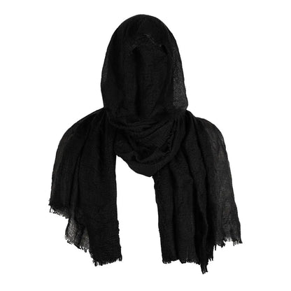 Cosplay Men's Medieval Pirate Retro Hood Scarf Black/Brown Wrap Cloak Vintage Halloween Masquerade Costume Shoulder Cowl Black