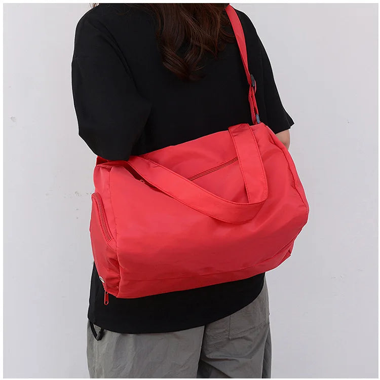 2025 Large capacity Travel Tote Bags for Women nylon Shoulder Messenger Bag Sports Yoga Satchels Fashion Woman Handbag
