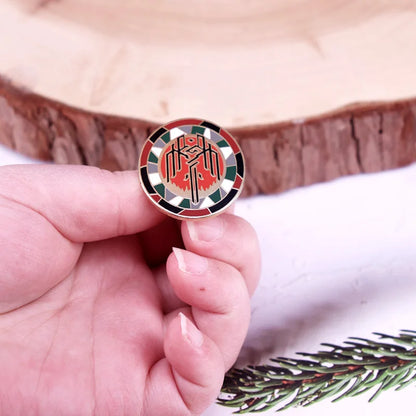 Dragon Age 2 Metal Badge Game Logo Enamel Pin Jewelry Backpack Decorate