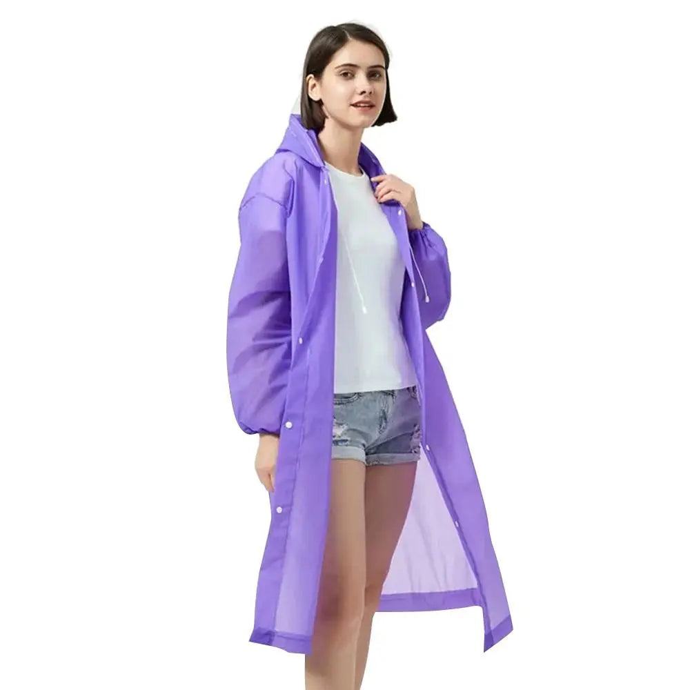 EVA Rain Coat New Full Body Thickening Adult Raincoat Waterproof Convenient Reusable Poncho Outdoor