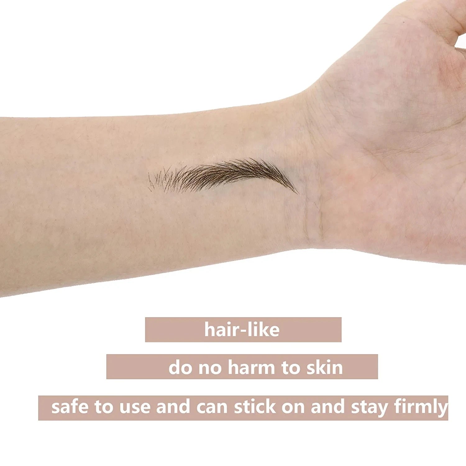 4D Hair-Like Eyebrow Stickers Waterproof Eyebrow Tattoo Water Transfer Eye Brow Enhancer Long Lasting Korean Cosmetics