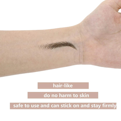 4D Hair-Like Eyebrow Stickers Waterproof Eyebrow Tattoo Water Transfer Eye Brow Enhancer Long Lasting Korean Cosmetics
