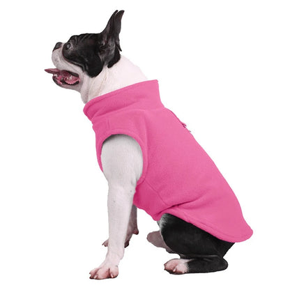 Autumn Winter Pet Dogs Clothes Fleece Warm Dogs Vest French Bulldog Coat Puppy For Small Dogs Chihuahua Pug Clothing