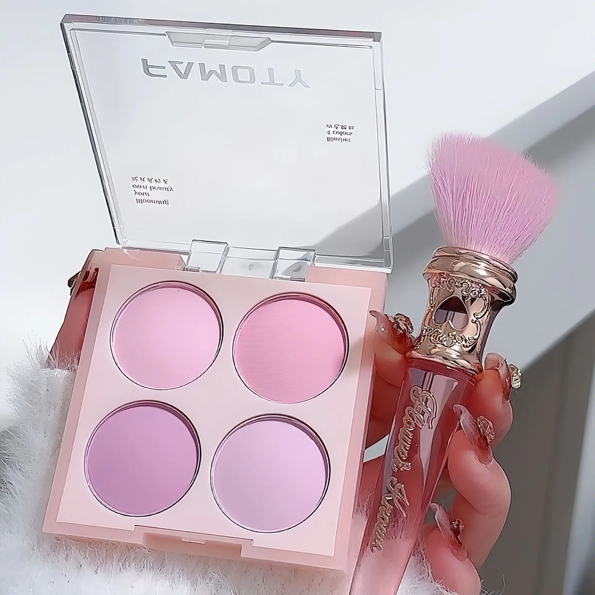 4 Colors Blush Powder Face Makeup Sweet Warm Colors Matte Cheek Powder Facial Beauty Cosmetic Makeup Blush 02