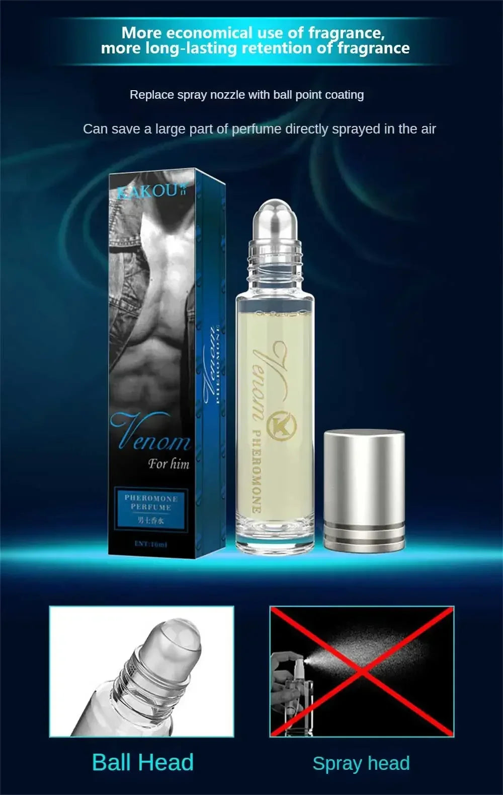 10ml Perfume for Men Women Ball Perfume Women Pheromone Men'S Essential Oil Perfume Attracts The Opposite Sex Lasting Fragrance - Badiee Stylez