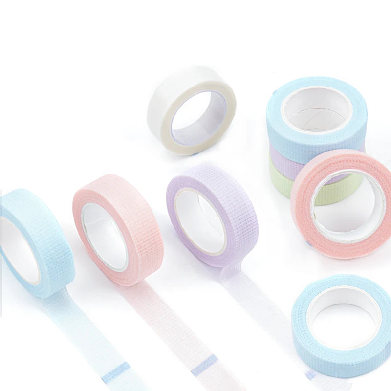 10 Rolls Eyelash Tape For Lash Extension Breathable Non-woven Tape Under Eye Pads Adhesive Eye Stickers Makeup Tools Eye Patches