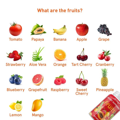 Fruit Capsules Vitamin Supplements Vegetarianism Help Boost Immunity Improve Gastrointestinal Function